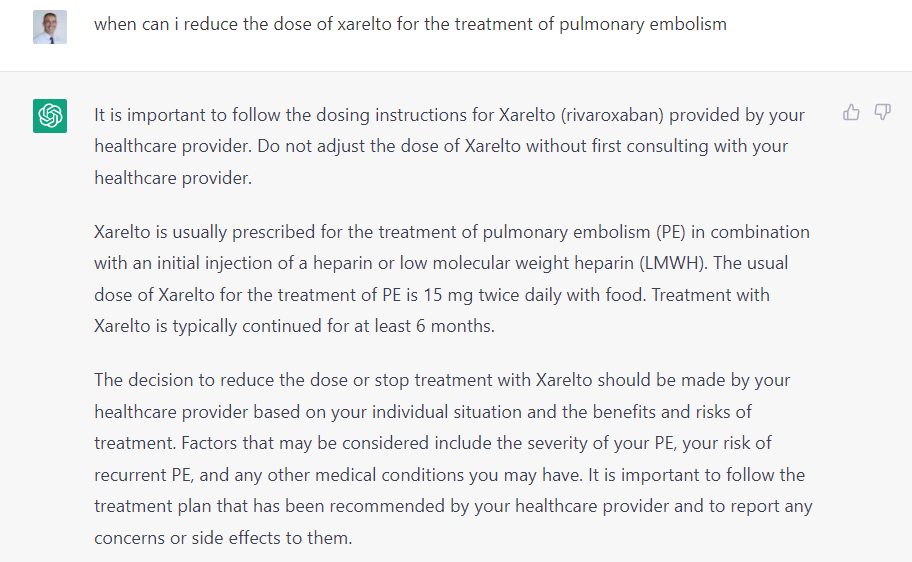 chatgpt medical advice